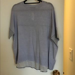 J.Crew seersucker back T-shirt